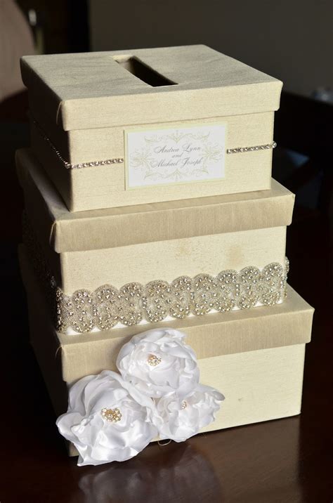 homemade card box for wedding